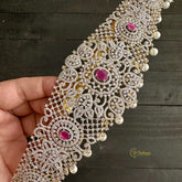 Exquisite Bridal American Diamond Hipbelt - Oval - G11505